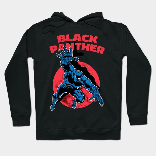 Vintage black panther Hoodie by redwane